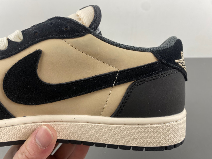 travis scott x air jordan 1 low og pale vanilla dm7866-201