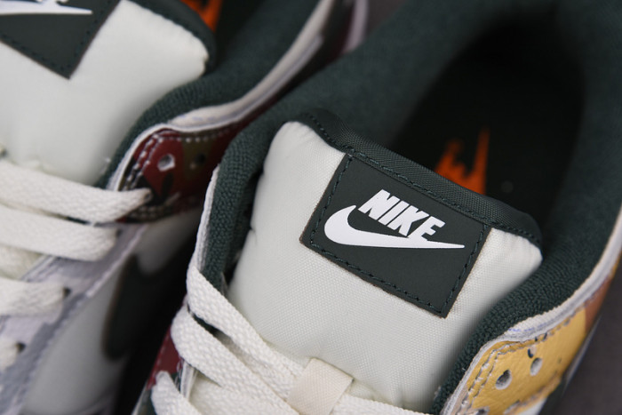 nike dunk low sail multi camo dh0957-100