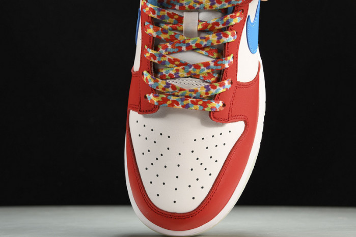 lebron james x nike dunk low fruity pebbles dh8009-600