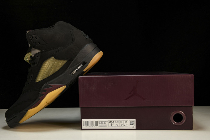 a ma maniére x air jordan 5 “black” fd1330-001