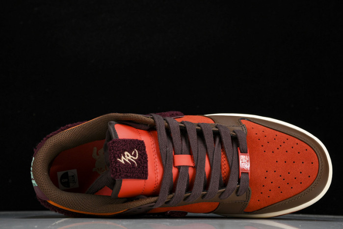 nike dunk low retro prm year of the rabbit light crimson fd4203-661