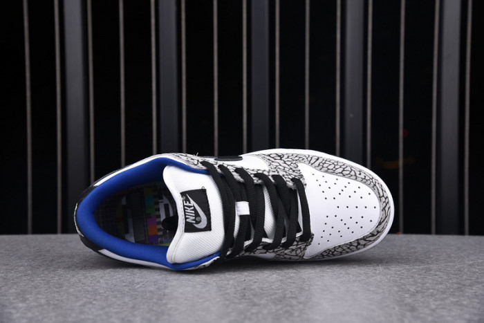 nike dunk sb low s*upre*me white cement - 304292-001