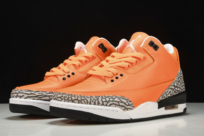 air jordan 3 retro "orange" ct8532-801