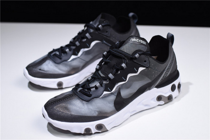 nike react element 87 black white | aq1090-001