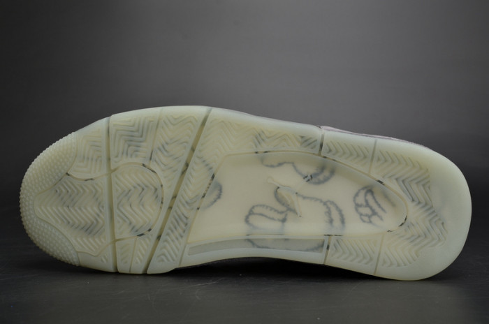 kaws x air jordan 4 “cool grey” 930155-003