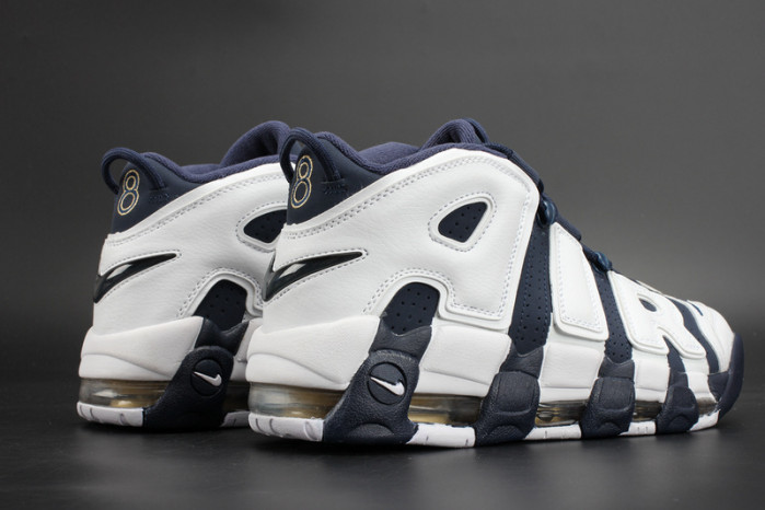 nike air more uptempo “olympic” white/midnight navy mens 414962-104